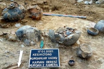 “Keşikçidağ” Dövlət Tarix-Mədəniyyət Qoruğu ərazisində tarixi abidələr aşkar edilib - FOTOLAR