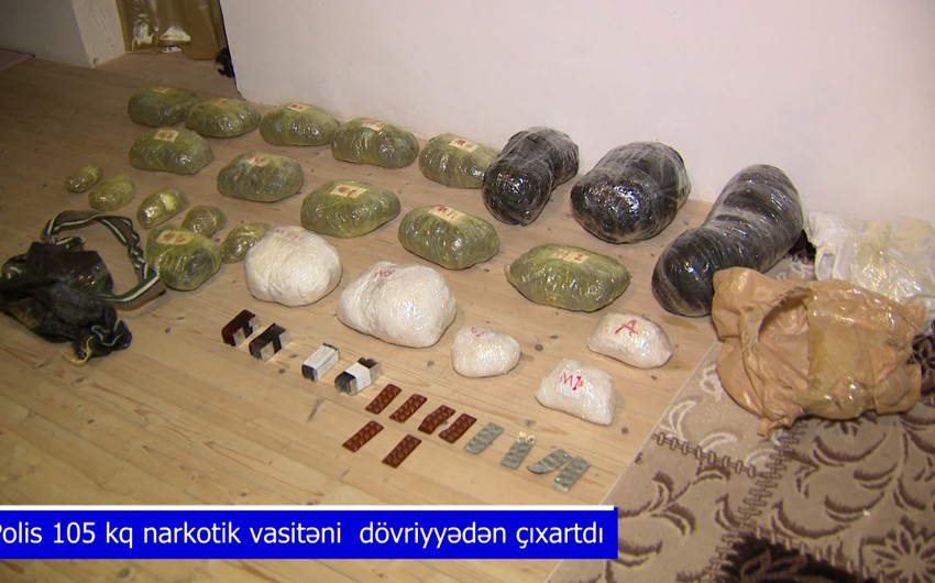 Polis əməliyyatlar keçirdi, 105 kq-dan artıq narkotik dövriyyədən çıxarıldı - FOTOLAR/VİDEO