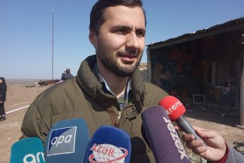 Gürcüstanlı jurnalist və ekspertlər Füzulidə - FOTO