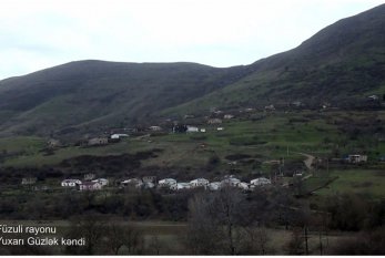 Füzulinin Yuxarı Güzlək kəndi - VİDEO