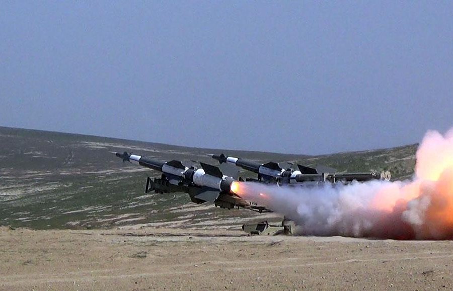 Azərbaycan Ordusunun Zenit-Raket Qoşunlarında döyüş atışlı təlimlər keçirildi - VİDEO