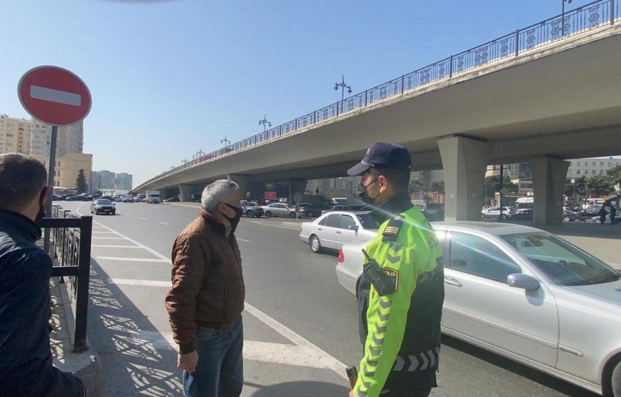 Bakıda sürücülərin və piyadaların ən çox QAYDA POZDUĞU YOLDAN FOTOLAR