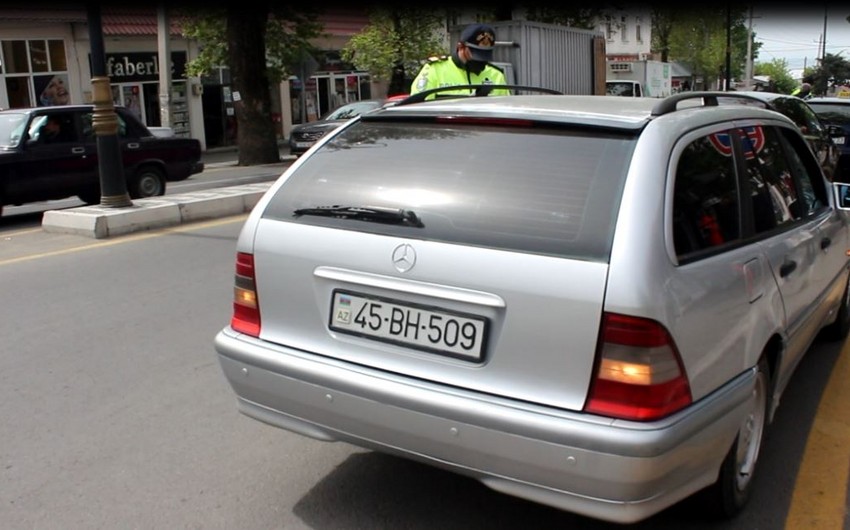 Qaxda reyd keçirildi, qaydaları pozan 20 sürücü cərimələndi 