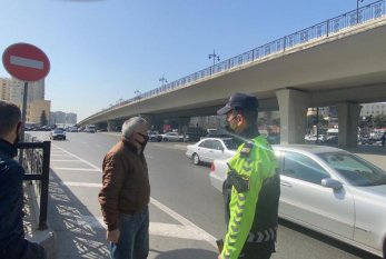 Bakıda sürücülərin və piyadaların ən çox QAYDA POZDUĞU YOLDAN FOTOLAR