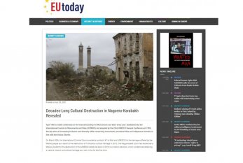 Qarabağda maddi-mədəniyyət nümunələri məhv edilib - “EU Today”