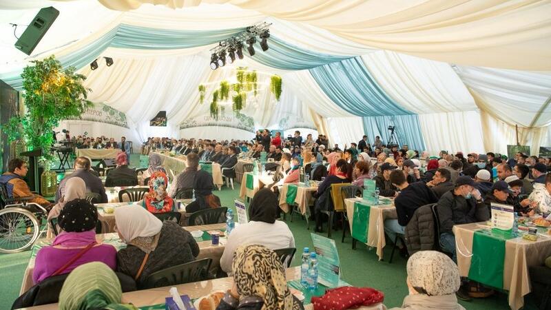 Leyla Əliyevanın təşəbbüsü ilə Moskvada iftar süfrəsi açıldı - FOTO