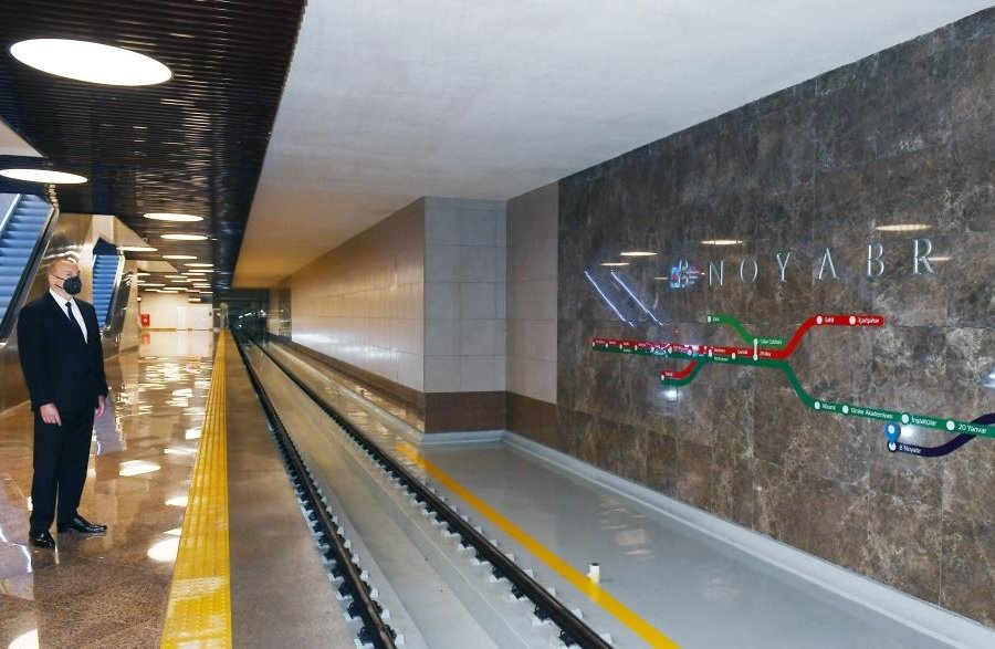 Metronun “8 Noyabr” stansiyası istifadəyə verildi - FOTOLAR - YENİLƏNDİ