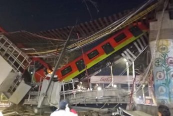 Meksikada metro körpüsü çökdü - ÖLÜ SAYI 23-Ə ÇATDI - YENİLƏNDİ - VİDEO