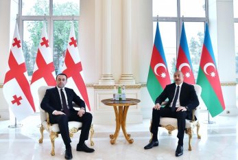 Prezident Gürcüstanın Baş nazirini qəbul etdi - Fotolar