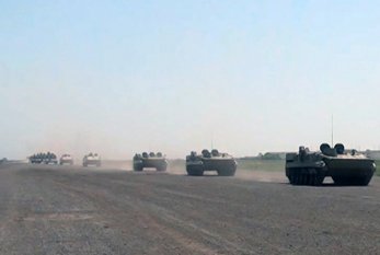 Raket və artilleriya bölmələri təyin edilmiş marşrutlarla hərəkət edir - MN