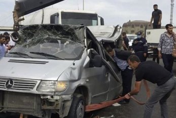 Aeroport yolunda AĞIR QƏZA: 3 ölü, 6 yaralı