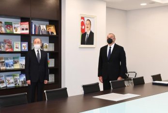 Prezident Suraxanı Rayon Məhkəməsinin yeni binasının açılışında iştirak etdi - FOTOLAR - YENİLƏNDİ