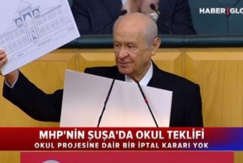 MHP-nin Şuşada tikdirəcəyi məktəbin inşasına az qaldı - VİDEO