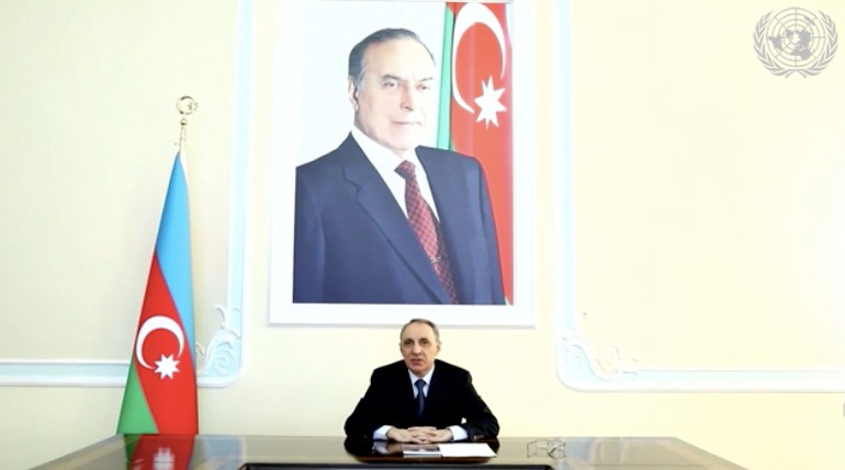 Kamran Əliyev BMT-nin Baş Assambleyasının xüsusi sessiyasında - Fotolar