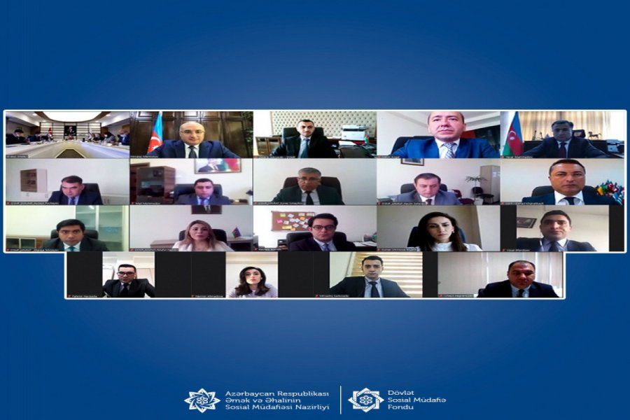 DSMF ilə Türkiyənin Sosial Təminat Agentliyi nümayəndələri arasında videokonfrans 