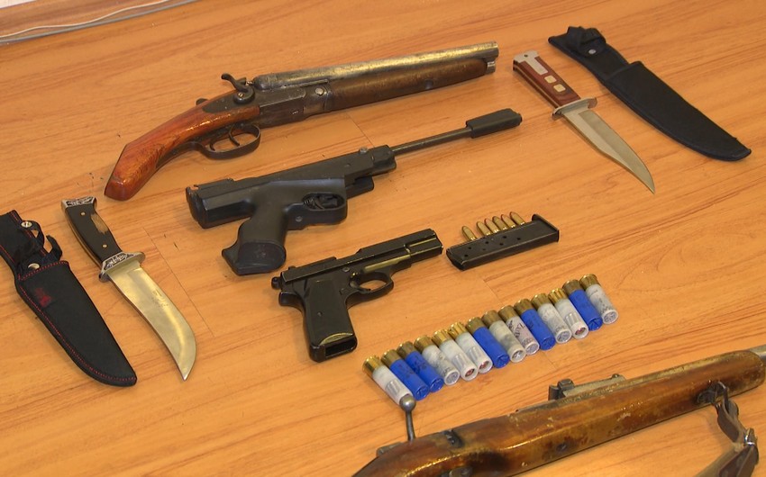 Zaqatala rayonunda silah-sursat aşkarlandı 