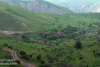 Laçın rayonunun Ağbulaq kəndindən videogörüntülər 