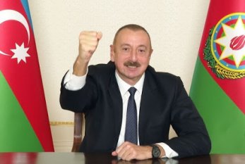 "Yaşasın Azərbaycan Ordusu! Qarabağ Azərbaycandır!" - Prezident