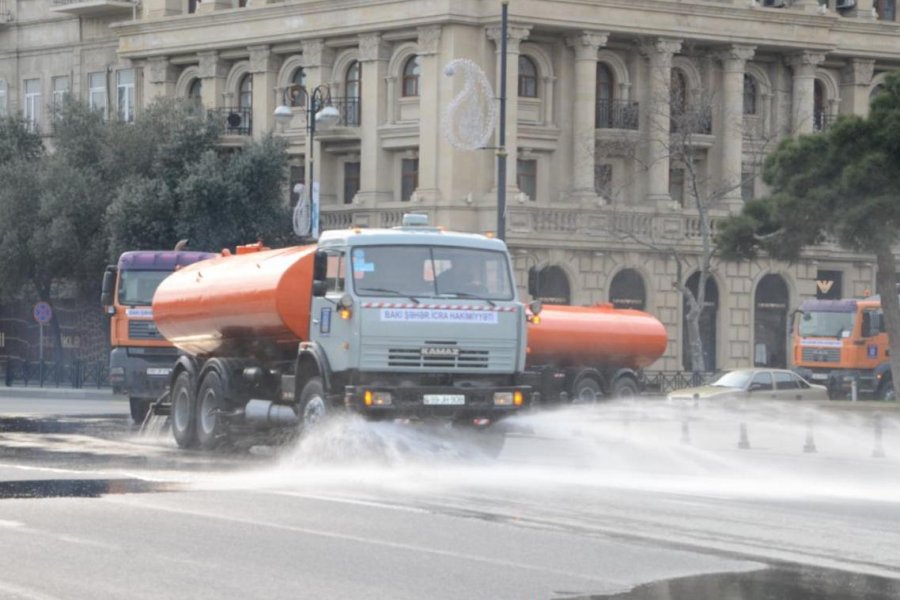 Bakıda 546 küçə dezinfeksiya edilib 