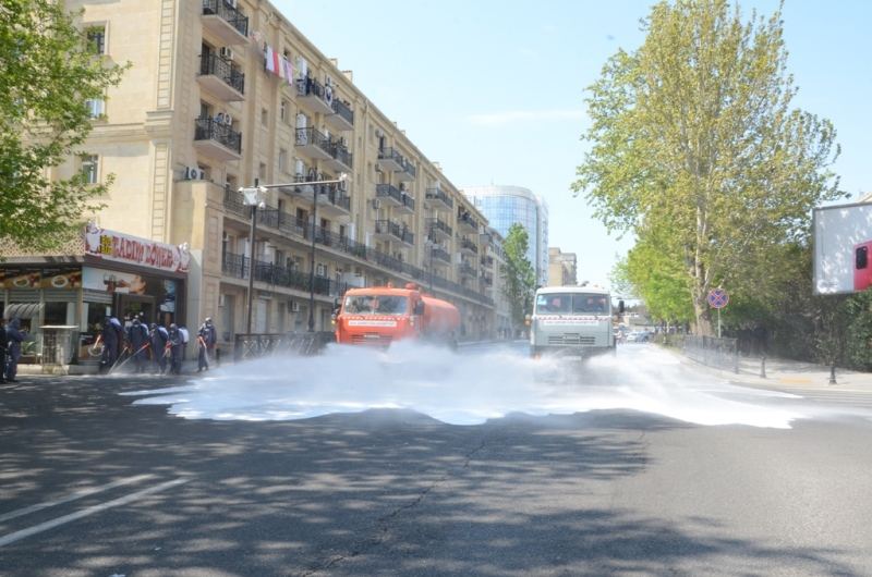 Bakıda növbəti dezinfeksiya aparılır 