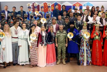 Azərbaycan hərbçiləri Moskvada yaradıcılıq müsabiqəsində iştirak edir 