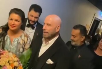 Con Travolta Yusif Eyvazov və Elçin Əzizovun çıxışını izlədi - VİDEO