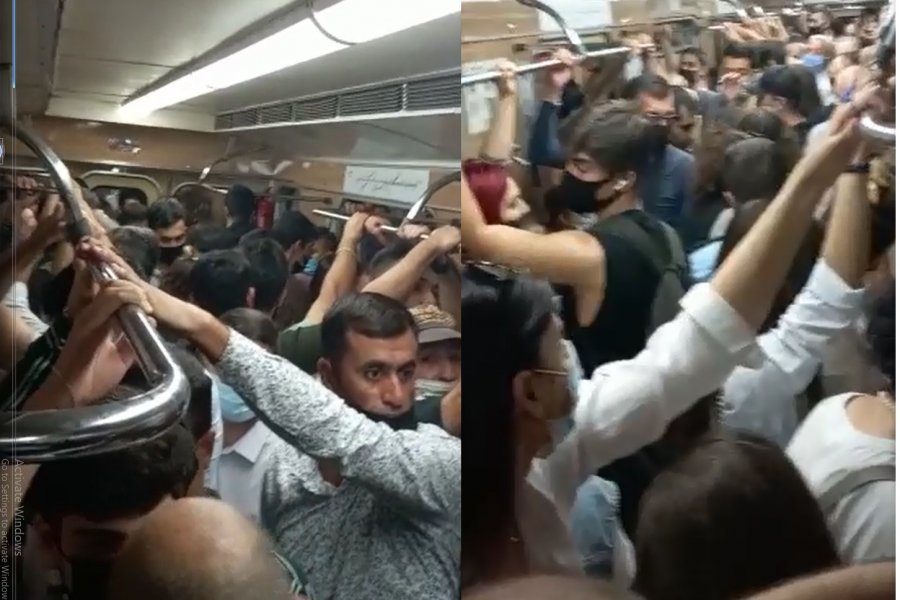 Metroda həyəcan - Sərnişinin halı pisləşdi - VIDEO