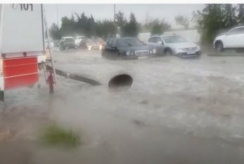 FHN: "Subasmaya məruz qalan ərazilərdən yağış suları kənarlaşdırıldı - VİDEO