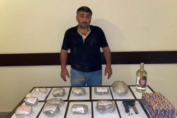İrandan Azərbaycana keçmək istəyən narkotacir saxlanıldı 