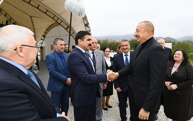 Prezident İbad Hüseynovla da görüşüb - Fotolar