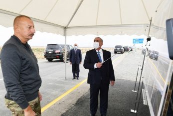 Prezident Suqovuşana və Talış kəndinə gedən avtomobil yollarının açılışını etdi 