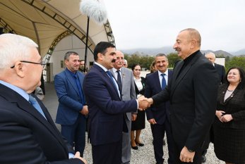 Prezident İbad Hüseynovla da görüşüb - Fotolar