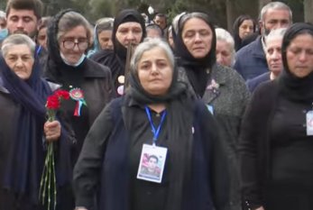 300-ə yaxın şəhid anasının iştirakı ilə yürüş keçirildi - Video