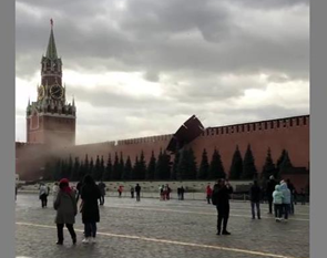 Moskvada, qasırğa Kremlin divarına zərər vurdu 