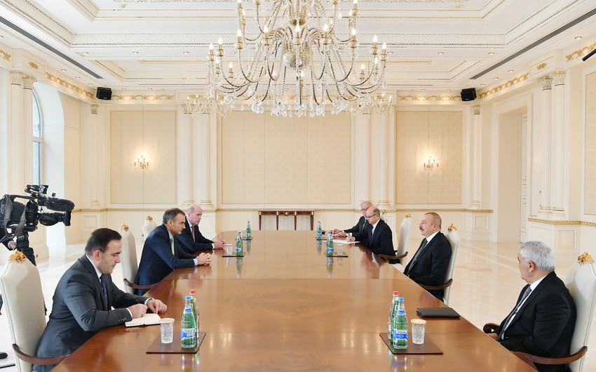 Prezident İlham Əliyev BP qrupunun baş icraçı direktorunu qəbul etdi 