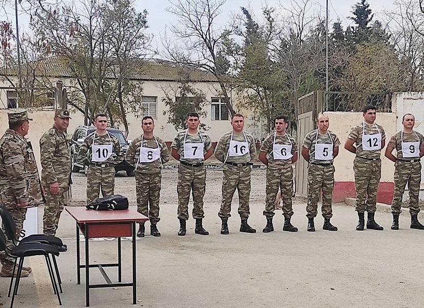 Azərbaycan Ordusunun tabor komandirləri arasında YARIŞ KEÇİRİLDİ - FOTO