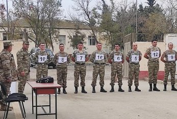Azərbaycan Ordusunun tabor komandirləri arasında YARIŞ KEÇİRİLDİ - FOTO