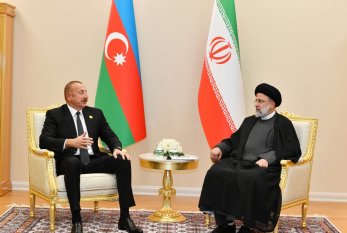 İlham Əliyev İran Prezidenti ilə GÖRÜŞDÜ 