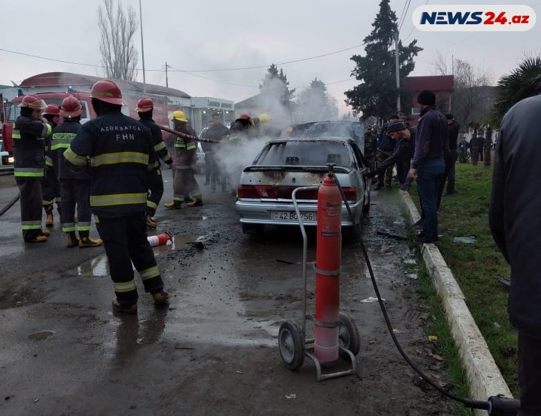 Lənkəranda məmurun avtomobili yandırılıb – İDDİA/FOTO