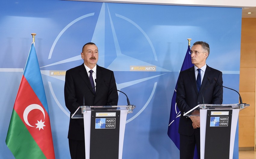 Prezident İlham Əliyevlə NATO Baş katibinin görüşü oldu 
