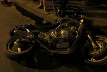 Bakıda polisdən qaçan motosiklet belə tutuldu – ANBAAN VİDEO