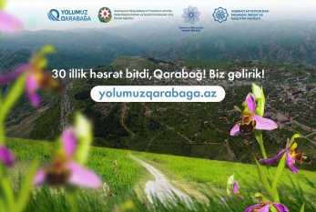 "www.yolumuzqarabaga.az" portalı istifadəyə verildi - Video