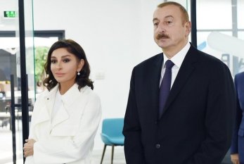 Prezident və birinci xanım Ağdama səfər ediblər 