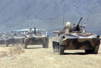 Azərbaycan Ordusunun tank bölmələrinin döyüş hazırlığı yoxlanıldı 