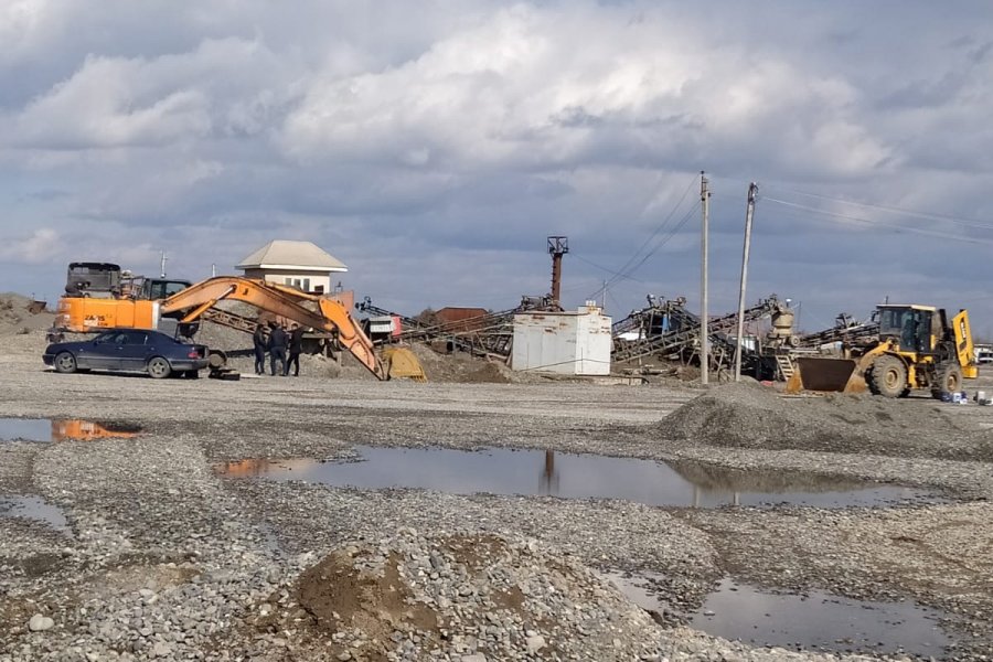 İmişlidə karxanalarının fəaliyyətinin monitorinqi aparıldı - FOTO