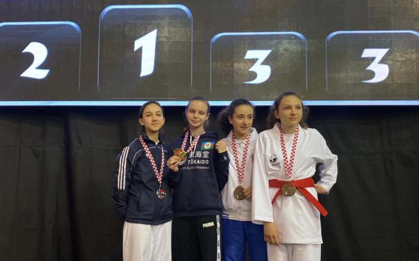 Azərbaycan karateçiləri Xorvatiyadan 12 medalla qayıdır 