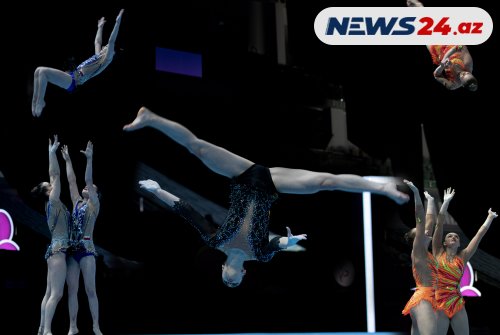 Akrobatika gimnastikası üzrə 12-ci Dünya yaş qrupları yarışlarının 3-cü günü - FOTOLAR