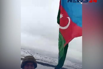 Ordumuz Xocalının Fərrux kəndinə Azərbaycan bayrağı sancdı - VİDEO