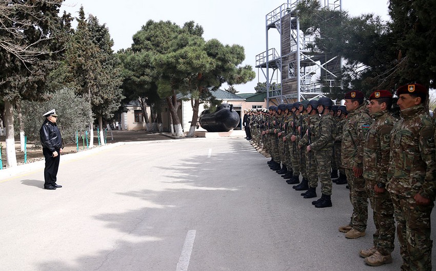 Komandan "Efes-2022"də iştirak edəcək heyəti yoxladı - FOTO