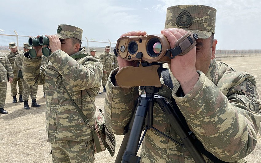Artilleriya bölmələrində ön müşahidə üzrə hazırlıq kursu keçirilir - FOTO - VİDEO